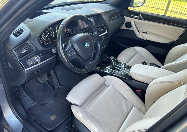 BMW X3 cena 72900 przebieg: 171100, rok produkcji 2013 z Świebodzin małe 106